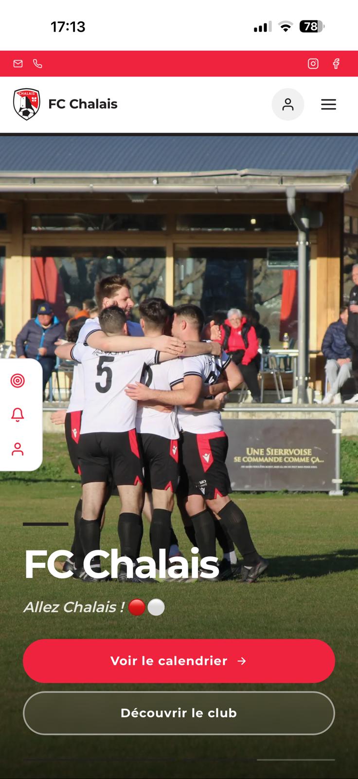 L&rsquo;application de votre club